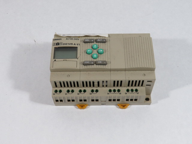 Omron ZEN-20C1AR-A-V1 CPU Unit 24VDC 5A 250VAC 8A USED