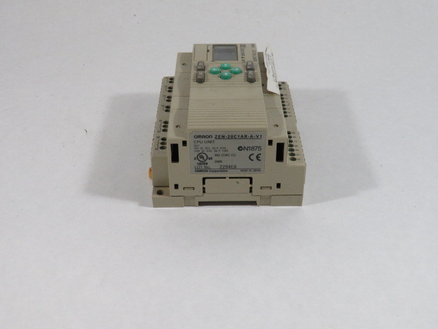 Omron ZEN-20C1AR-A-V1 CPU Unit 24VDC 5A 250VAC 8A USED