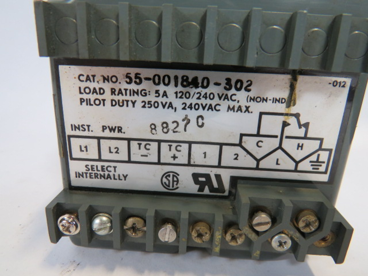 Fenwall 55-001840-302 Dual Point Temperature Controller *Missing Screws* USED