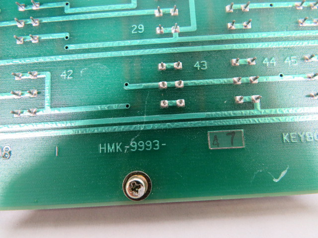 Yaskawa HMK-9993-47 LX3 CNC Keyboard Input Operator Panel USED