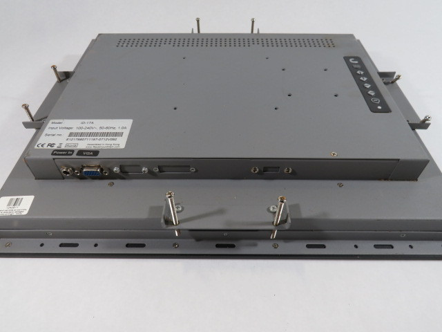 RackmountMart ID-17A 17" Panel Mount Monitor 100-240VAC 50/60Hz USED