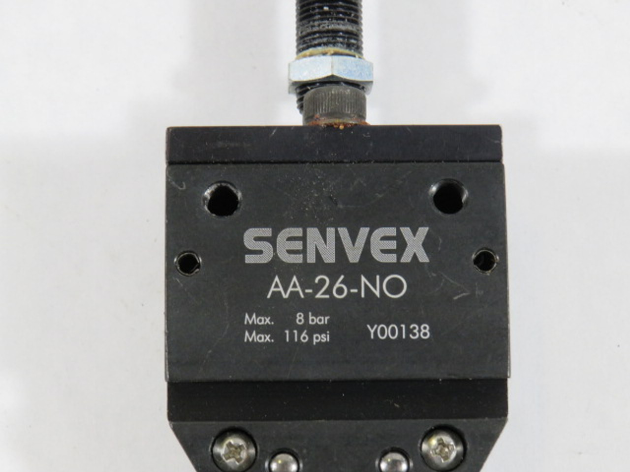 Senvex AA-26-NO Value Sprue Gripper Normally Open 8bar 116psi Max USED