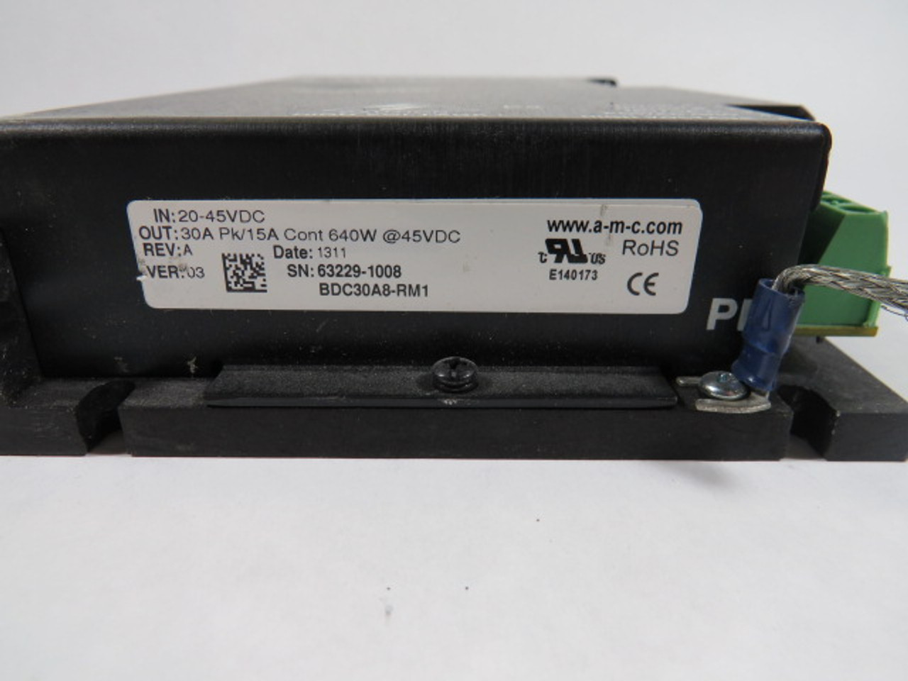 Advanced Motion Controls BDC30A8-RM1 Brushless PWM Servo Amplifier USED
