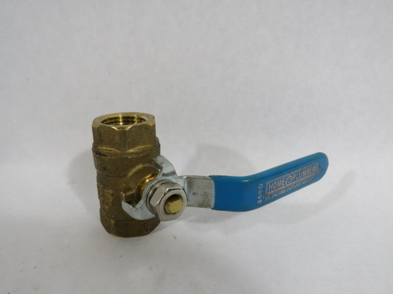 Home Plumber 1/2 Brass Ball Valve 1/2" 600 WOG USED