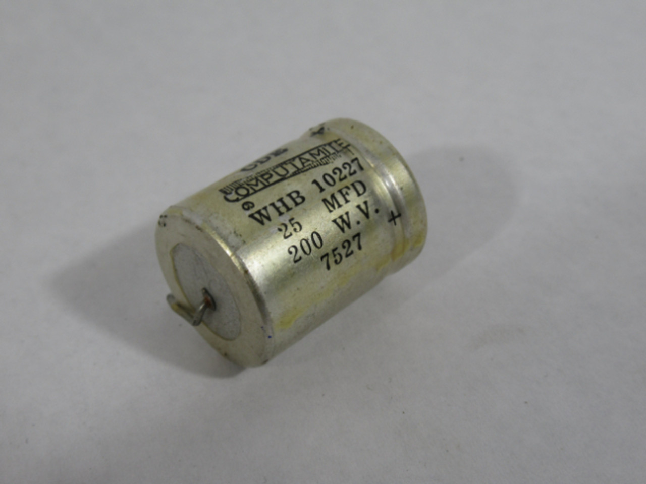 Computamite WHB-10227 Capacitor 25MFD 200 W.V. USED