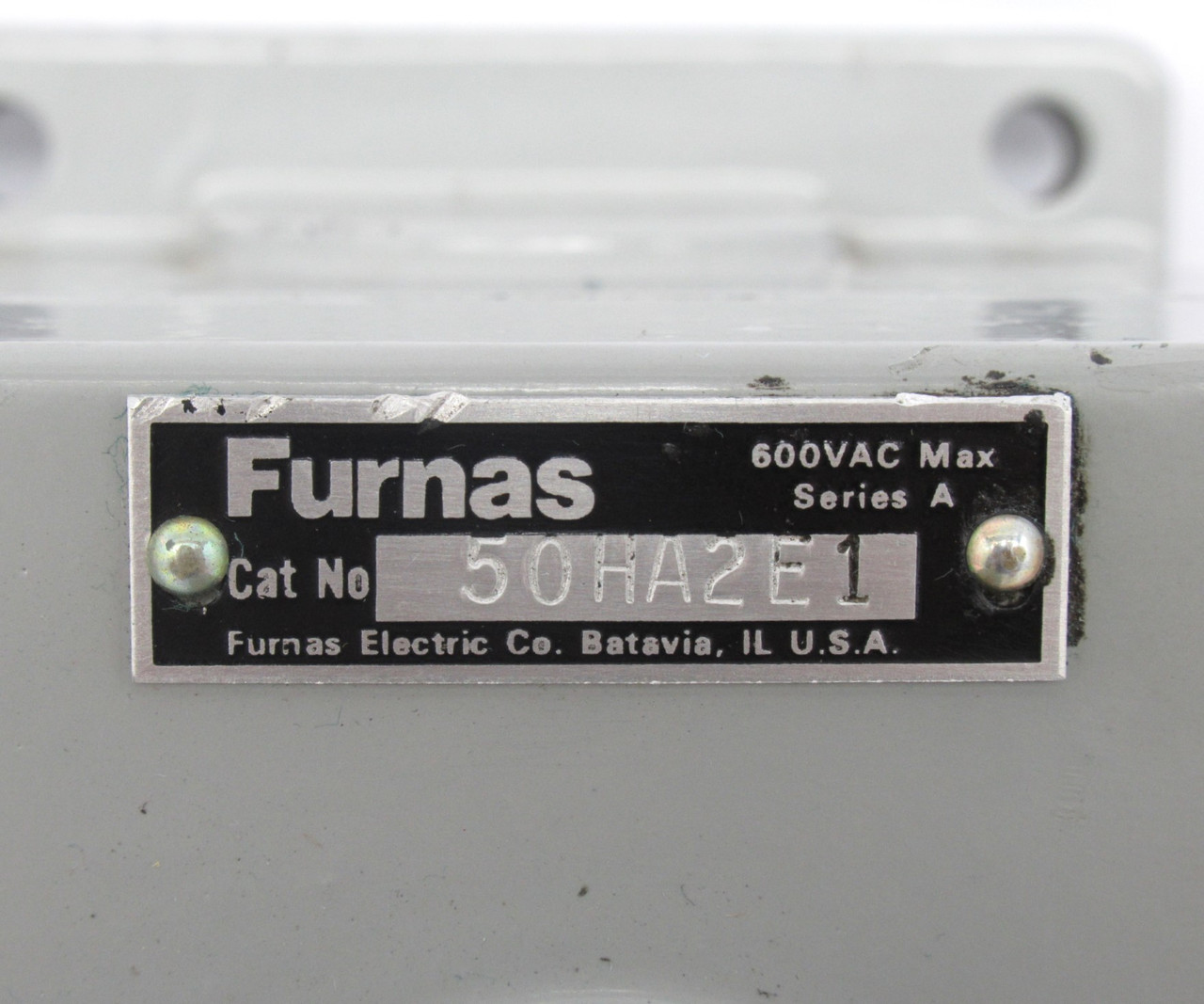 Furnas 50HA2E1 Momentary Push Button Station 1N/O 1N/C 10A 3600VA 50/60Hz USED