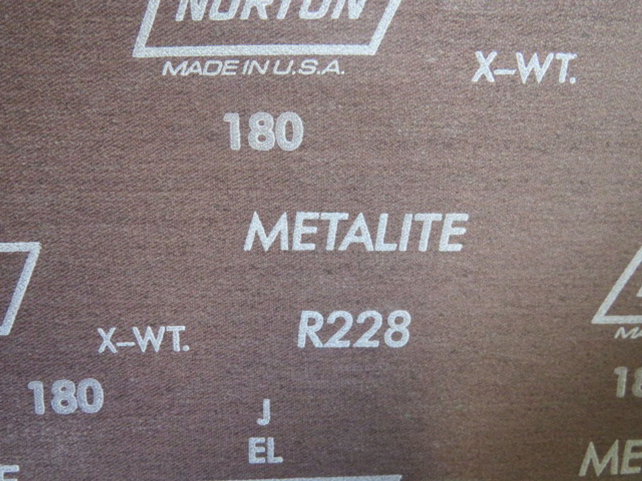 Norton R228-180X AO Fine Grit Cloth Bench Stand Belt 6"x48" ! NOP !