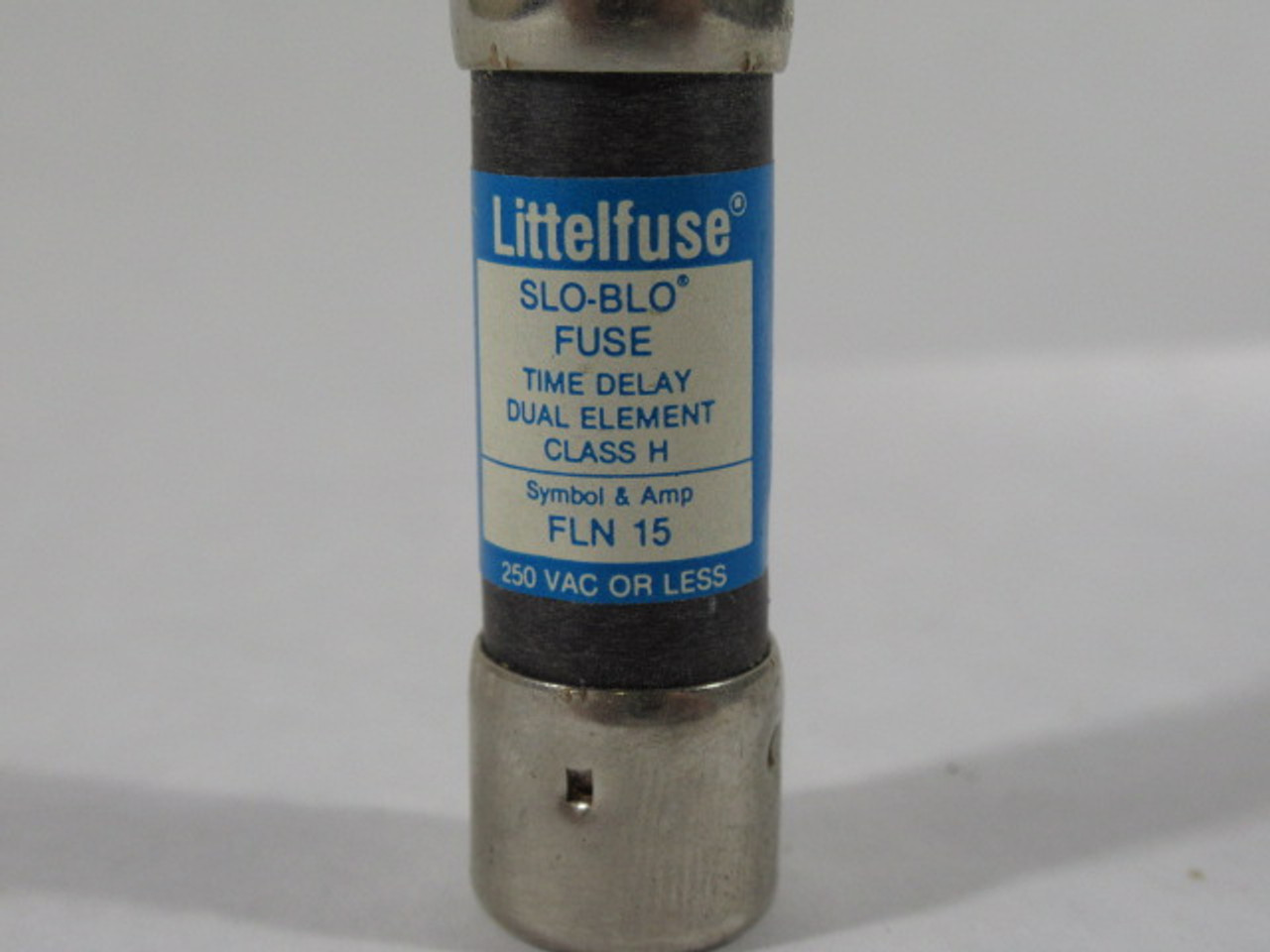 Littelfuse FLN-15 Slo-Blo Time Delay Dual Element Fuse Class H 15A USED