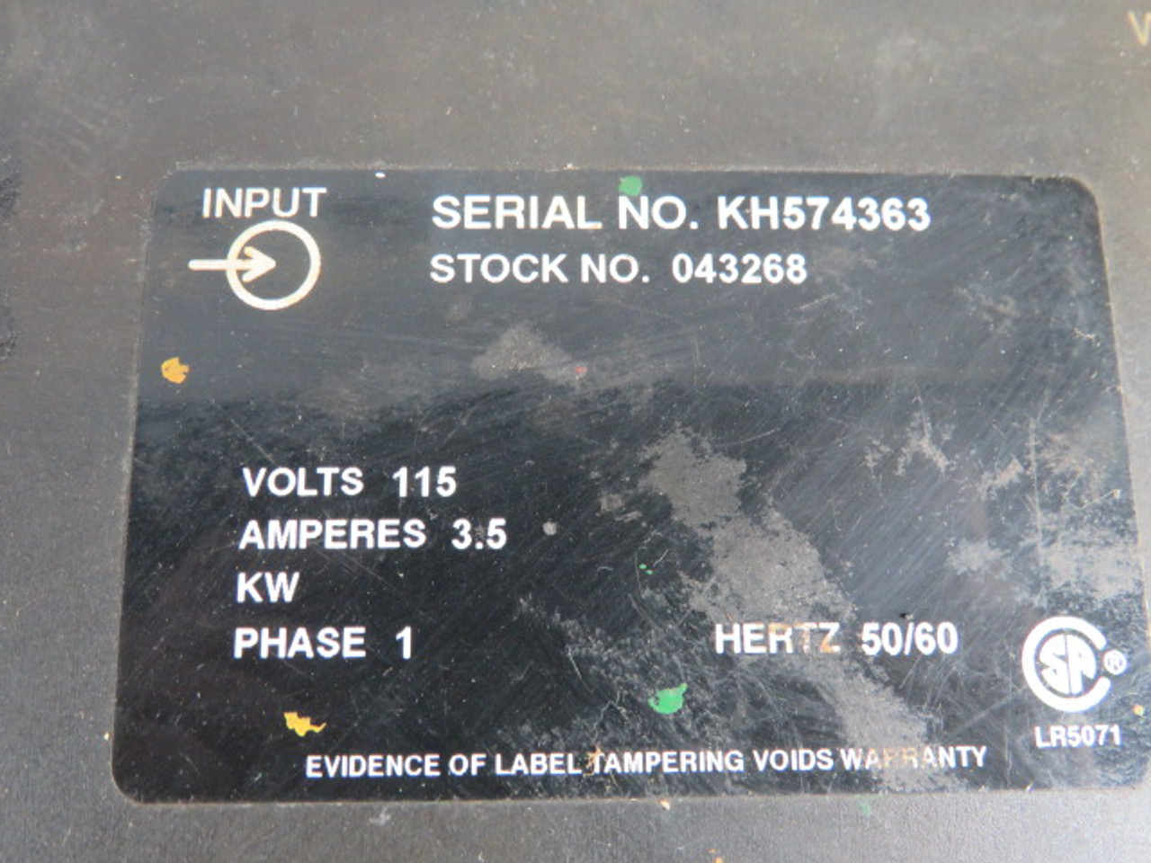 Miller 043268 Automatic M Microprocessor Weld Control 115V 3.5A 1Ph USED