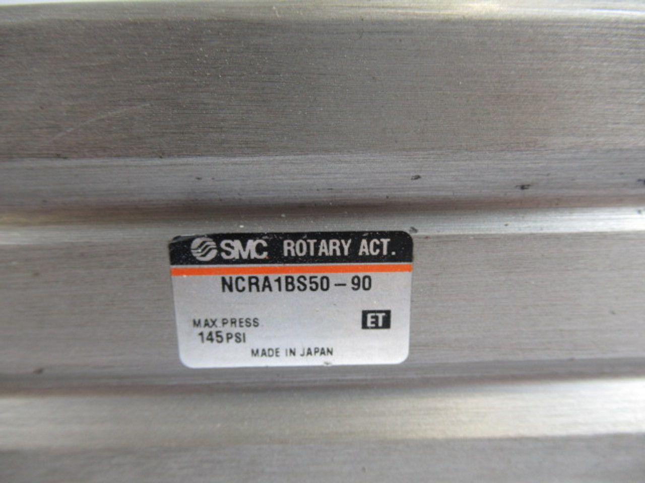 SMC NCRA1BS50-90 Rotary Actuator 145psi Max Pressure USED