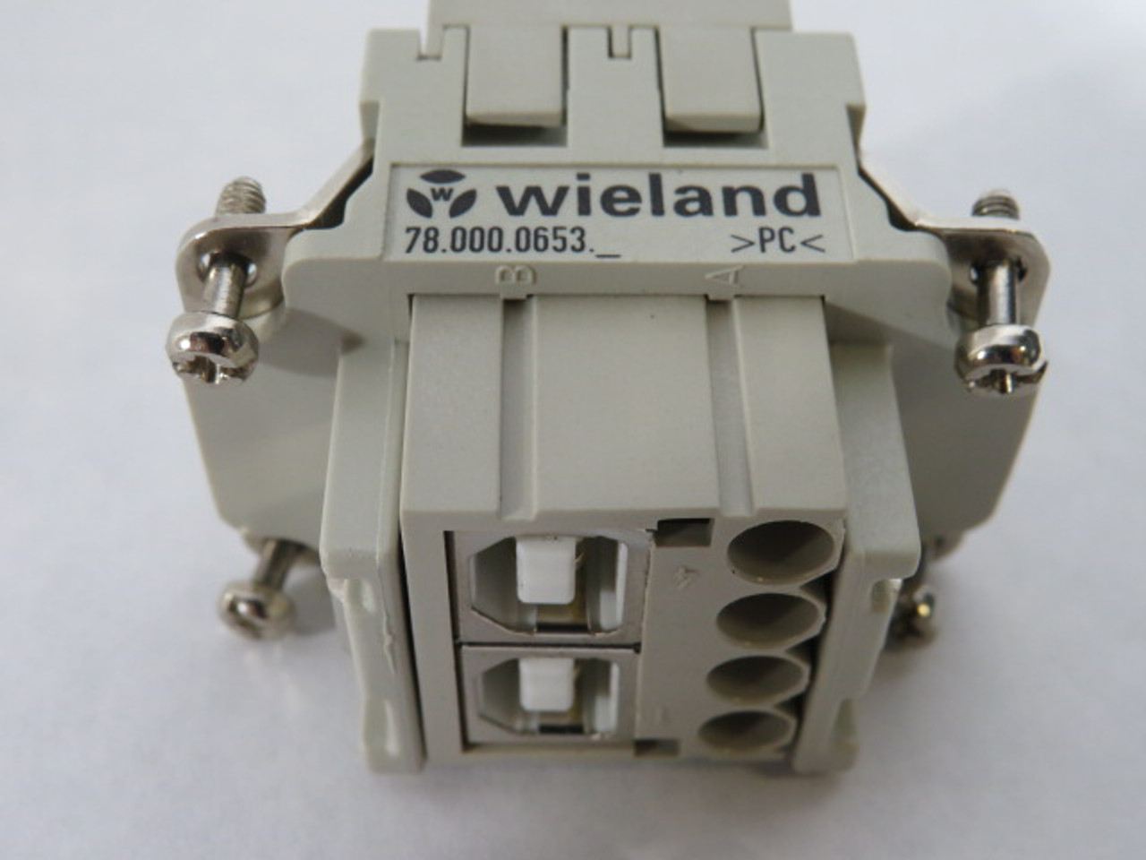 Wieland 78.000.0653 Module Frame FLE MRB 6 Rectangular Connector ! NOP !