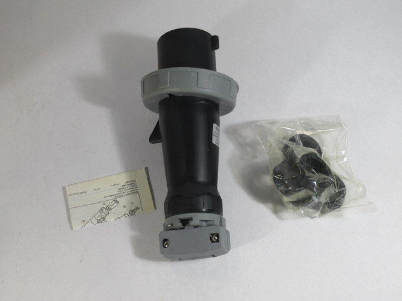 Hubbell HBL460P5W Watertight 3 Pole 4 Wire 60A 3PH 600VAC Plug ! NEW !