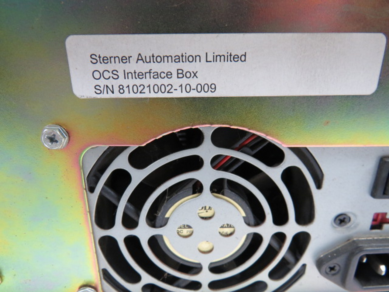Sterner Automation OCS Interface Box USED