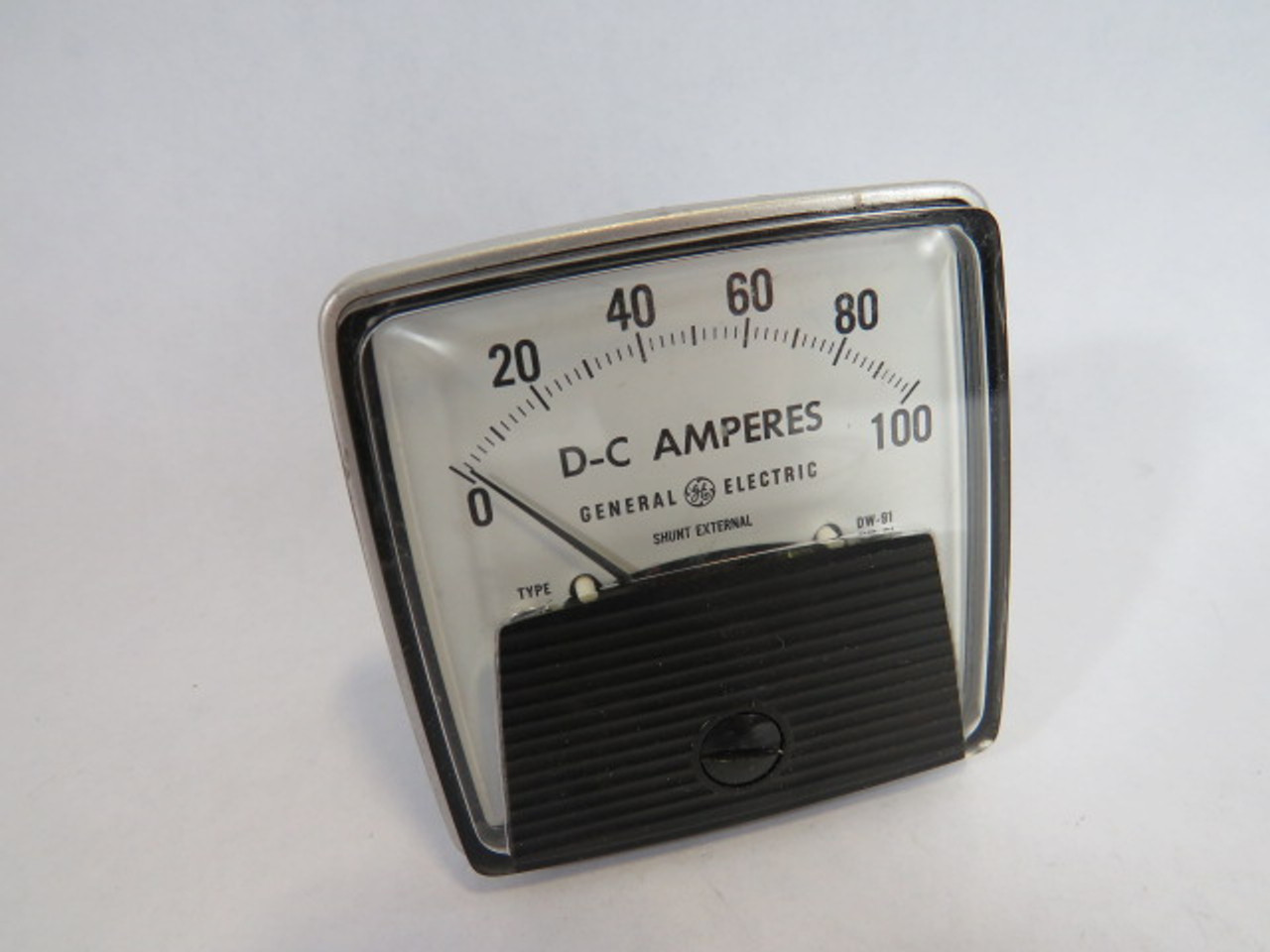 General Electric 50-152129ECZZ2 Model 152 Panel Meter 0-100DC Amperes USED