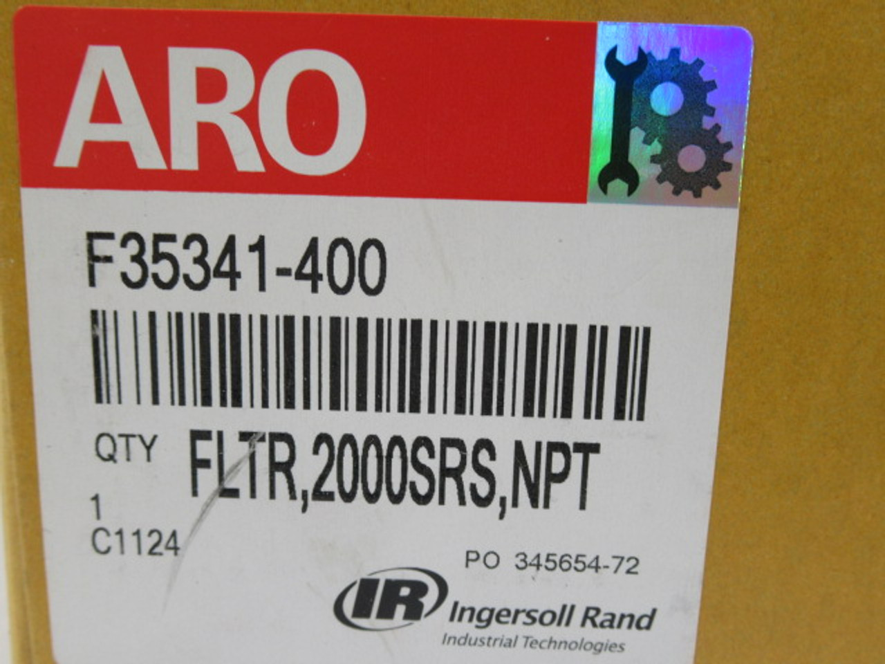 Aro F35341-400 General Purpose Filter 150psig/10.4bar/1.0MPa Max 1/2"NPT USED