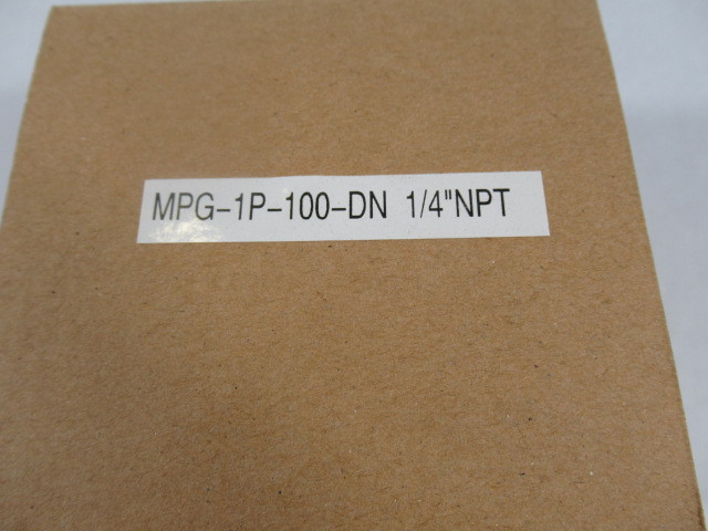 Generic MPG-1P-100-DN Pressure Gauge 0-100psi 0-7bar 1/4"NPT ! NEW !
