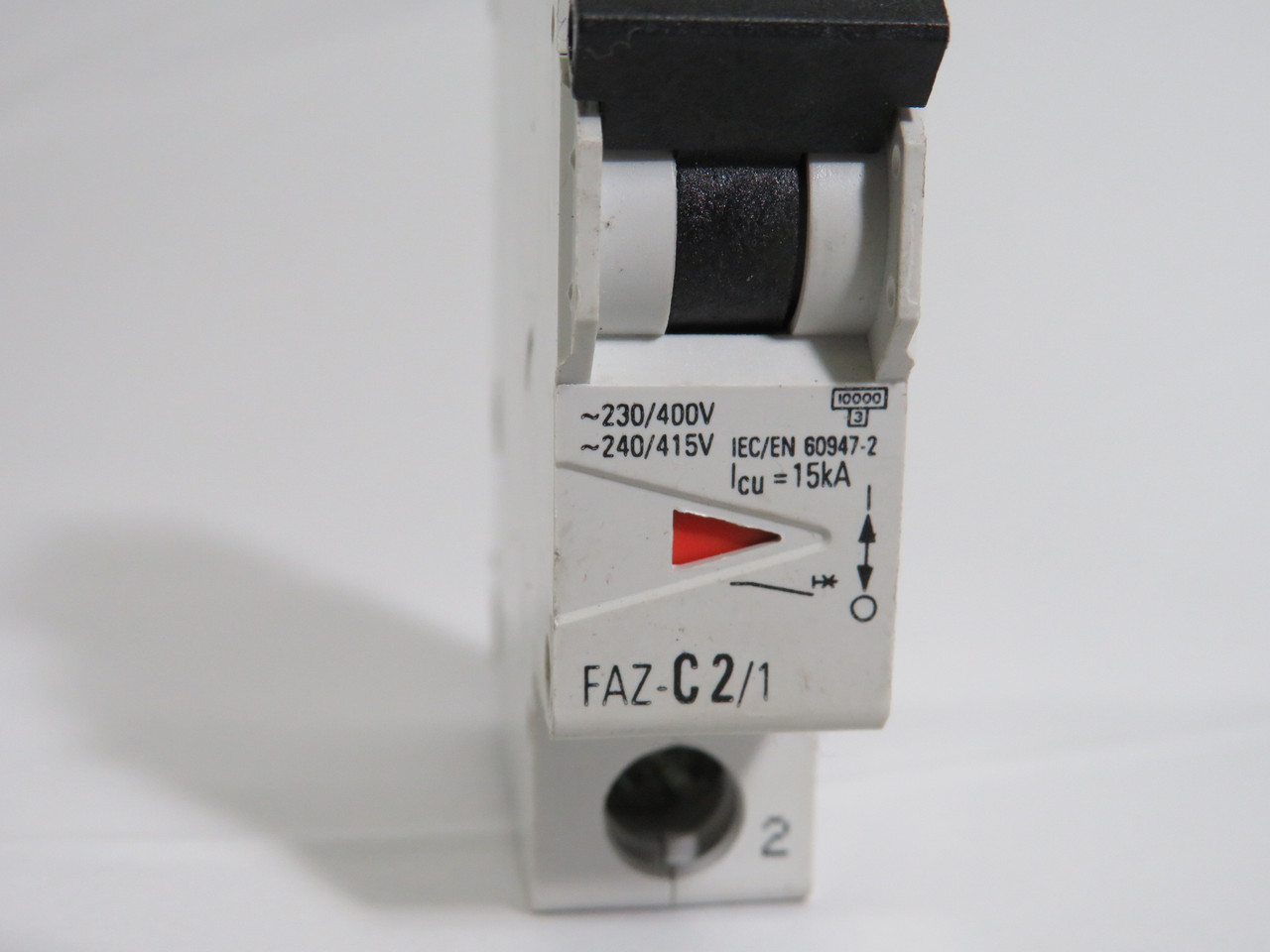 Eaton FAZ-C2/1 Miniature Circuit Breaker 2A 415V 1 Pole USED