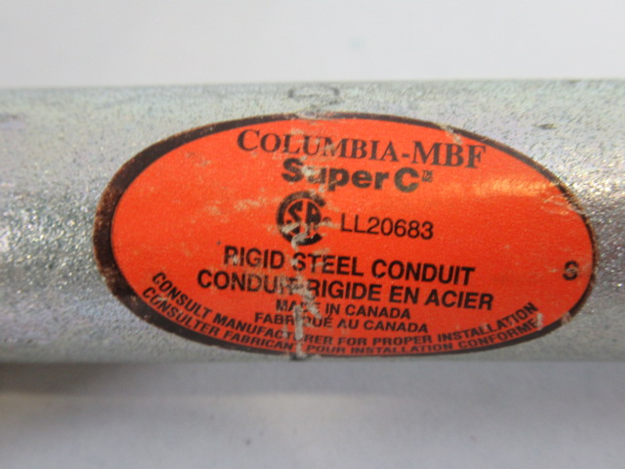 Columbia-MBF 1/2"x6" Aluminum Nipple Lot of 2 ! NOP !