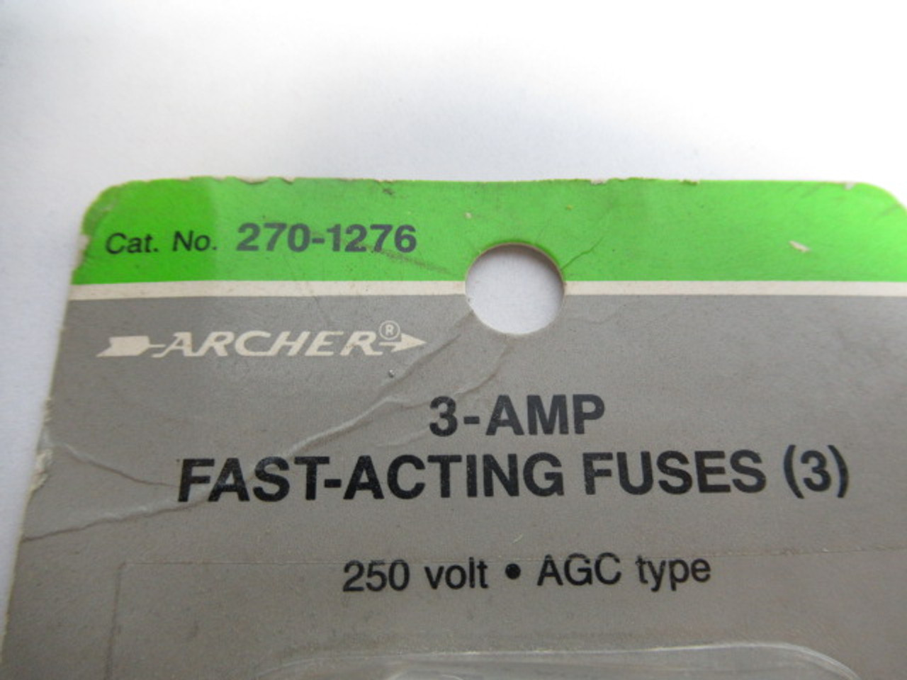 Archer 270-1276 Fast Acting Fuse 3A 250V (3 Pack)  ! NEW !