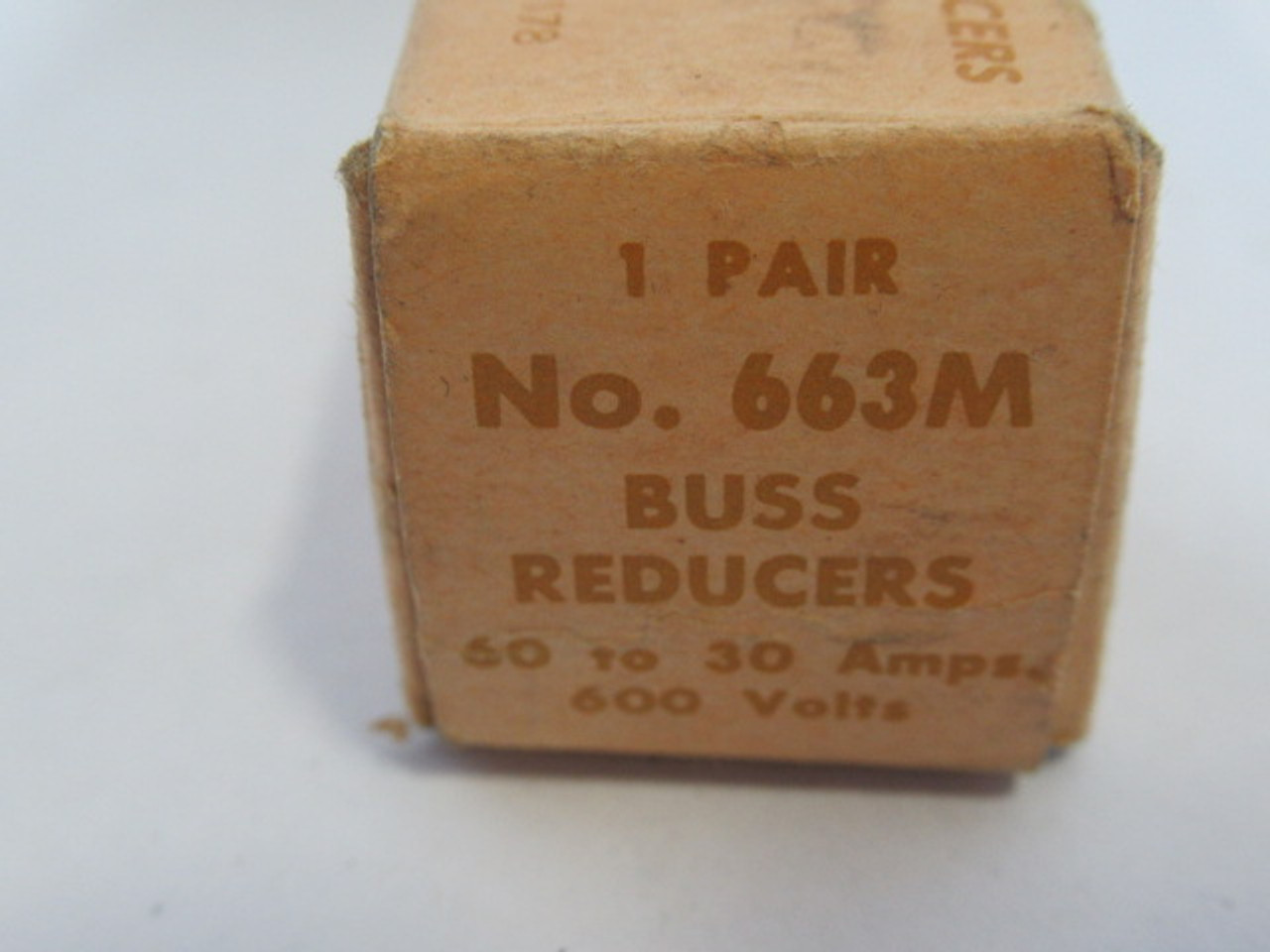 Bussmann 663-M Fuse Reducer Set (1 Pair) 60-30A 600V ! NEW !