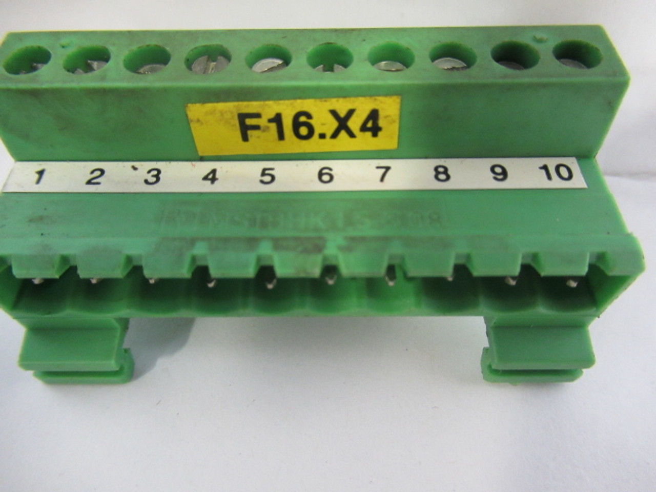 Phoenix Contact MSTBHK-1.5/10-G-5.08 10-Pos Din Rail Connector 10A 300V USED