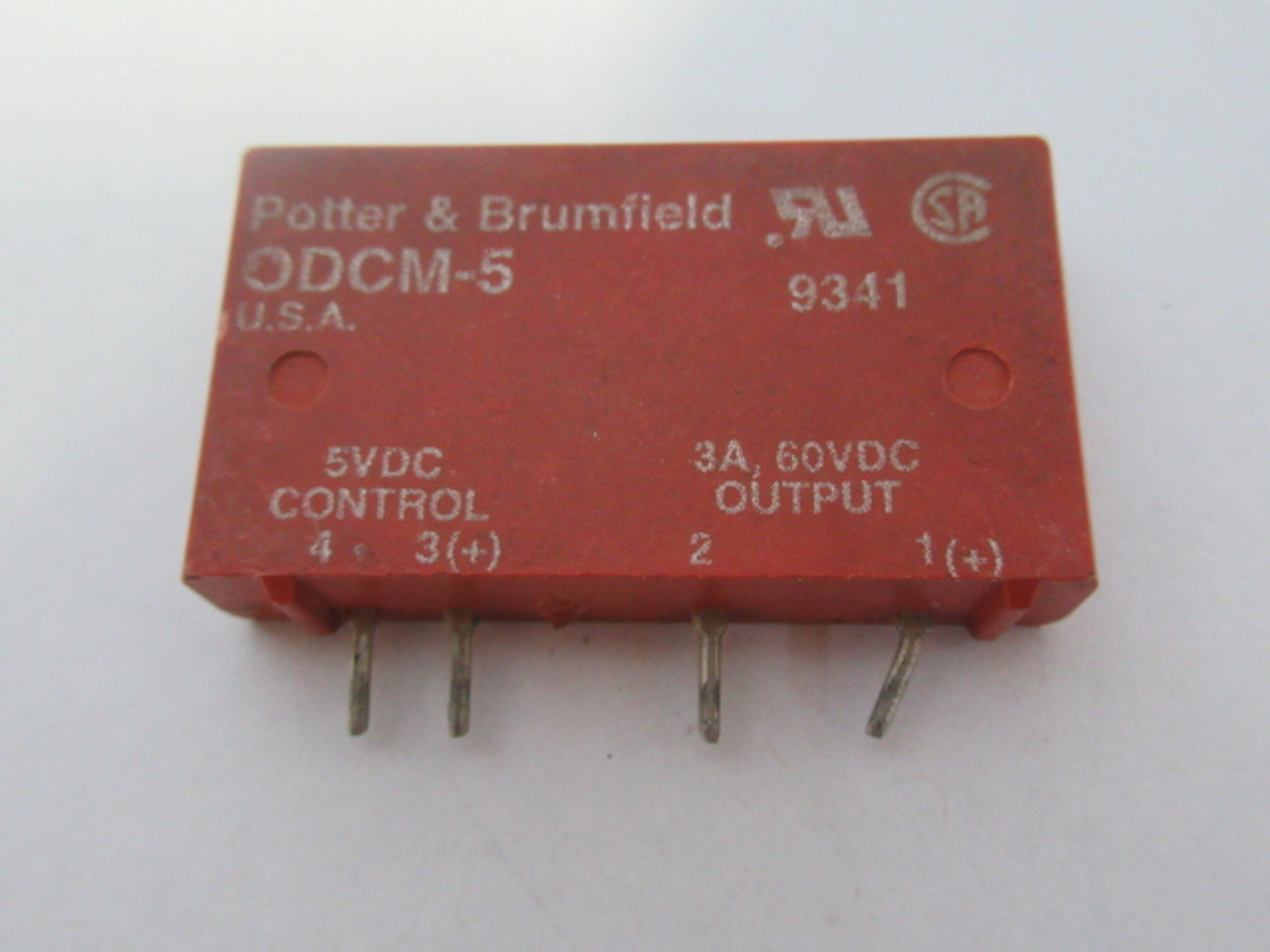 Potter & Brumfield ODCM-5 Output Module 5VDC 3A 60VDC USED