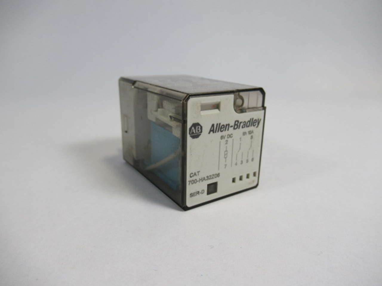 Allen-Bradley 700-HA32Z06 Relay SER D 6VDC 10A USED