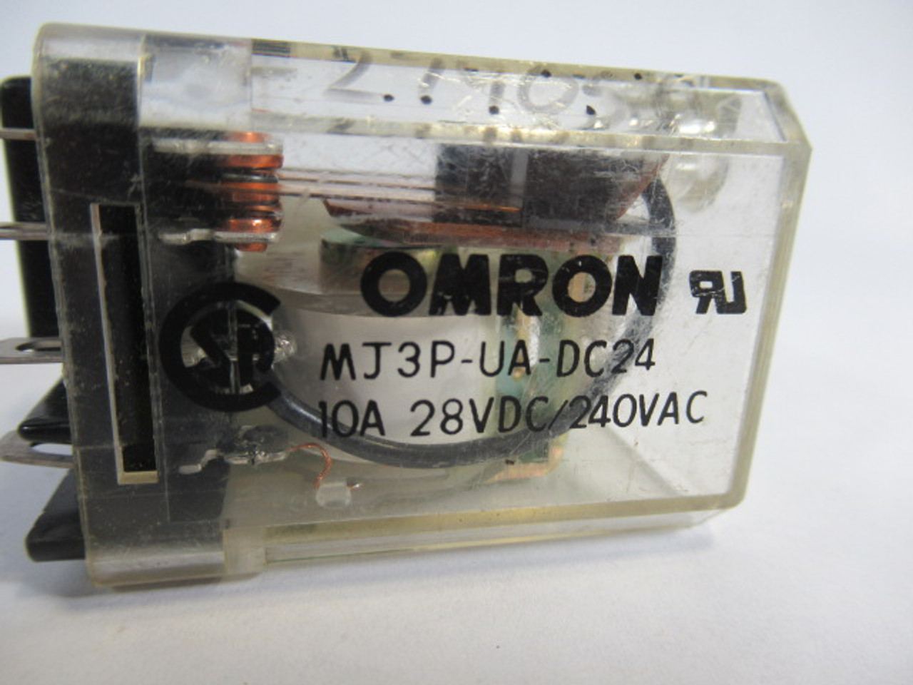 Omron MJ3P-UA-DC24 Relay 24VDC 10A USED
