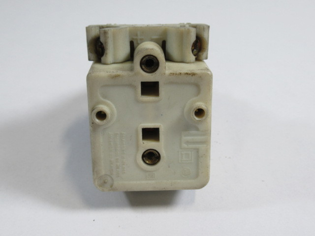 Square D 9001-KM38LR Pilot Light Module Plastic Red Ser J 120V AC-DC USED