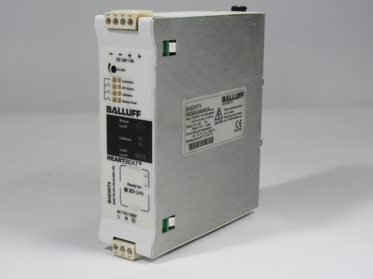 Balluff BAE PS-XA-1S-24-050-102 Heartbeat Power Supply 24VDC 5A USED