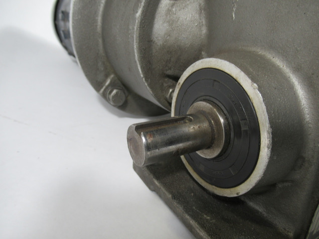 Leeson 1/3HP 1750RPM 90V MSS56C TEFC 3.5A C/W Reducer 35.00:1 Ratio USED