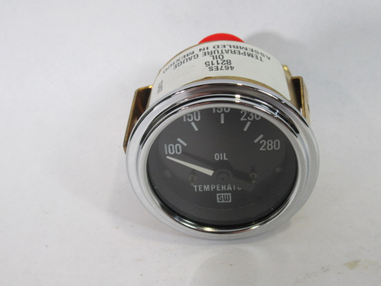 Stewart Warner 82115 467ES Deluxe Oil Temperature Gauge w/Bracket ! NOP !
