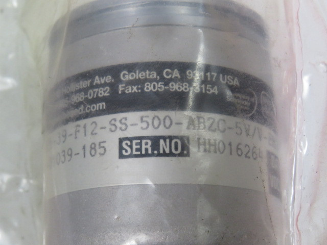 BEI H20EB-39-F12-SS-500-ABZC-5V-V-EM18 Heavy Duty Incremental Encoder ! NWB !