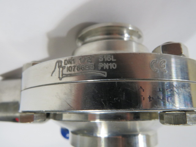 Inoxpa DN1-1/2" 316L 1085171 & 1076693 PN10 Sanitary Ball Valve 1-1/2" USED