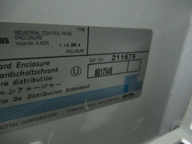 Rittal 8017546 Wall Mount Enclosure 19-1/2" x 8-1/2" x 23-1/4" USED