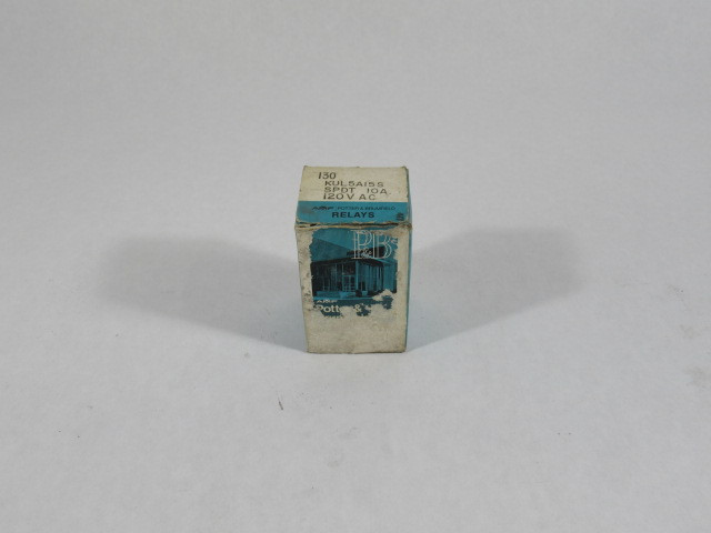 Potter & Brumfield KUL5A15S Plug In Relay 10A Coil: 120V 60Hz 6 Blade ! NEW !