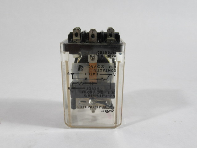 Potter & Brumfield KUL5A15S Plug In Relay 10A Coil: 120V 60Hz 6 Blade ! NEW !