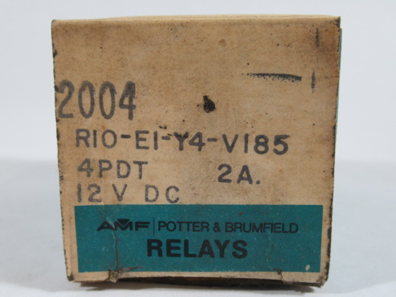 Potter & Brumfield R10-E1-Y4-V185 Plug In Relay 12VDC 2A 4PDT 14Blade ! NEW !