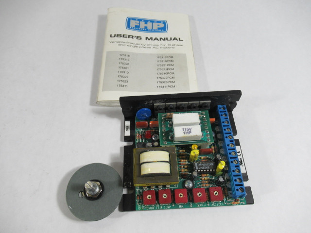 Leeson 175310.00 Adjustable Speed Controller FHP Series AC Drive USED