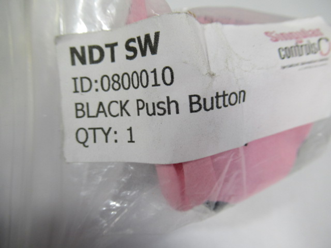 Schmersal NDT-SW 0800010 Black Push Button Head 27mm ! NWB !