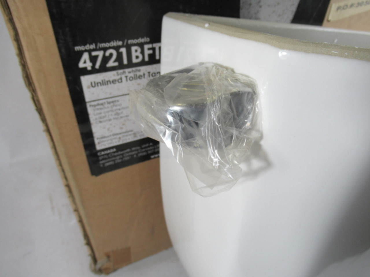 Cane Contrac 4721BFTU Soft White Unlined Vitreous China Toilet Tank ! NEW !