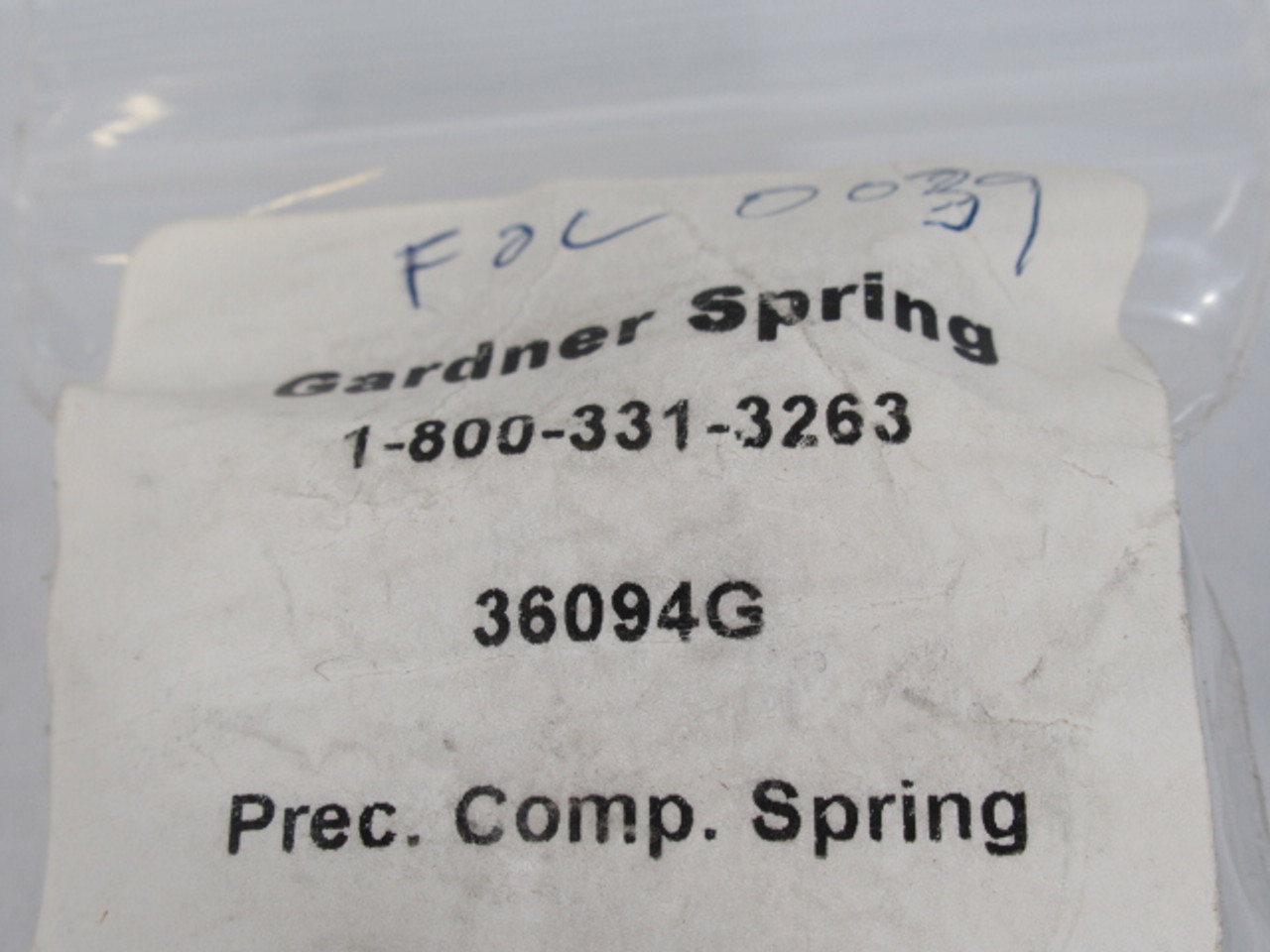 Gardner Spring 36094G Compression Spring 0.48 x 0.055 x 0.875" 9-Pk ! NWB !