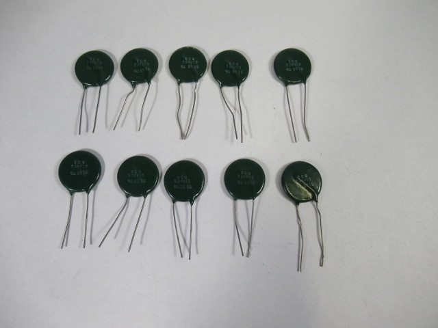 ECG Components 524V15 Metal Oxide Varistor 150VAC Lot of 10 USED