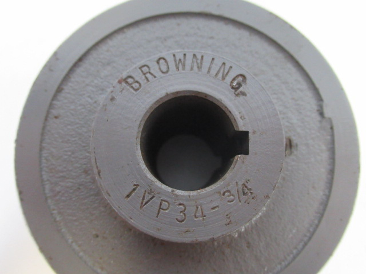 Browning 1VP34-3/4 Cast Iron Variable Pitch Sheave 0.75" Bore 1 Groove USED