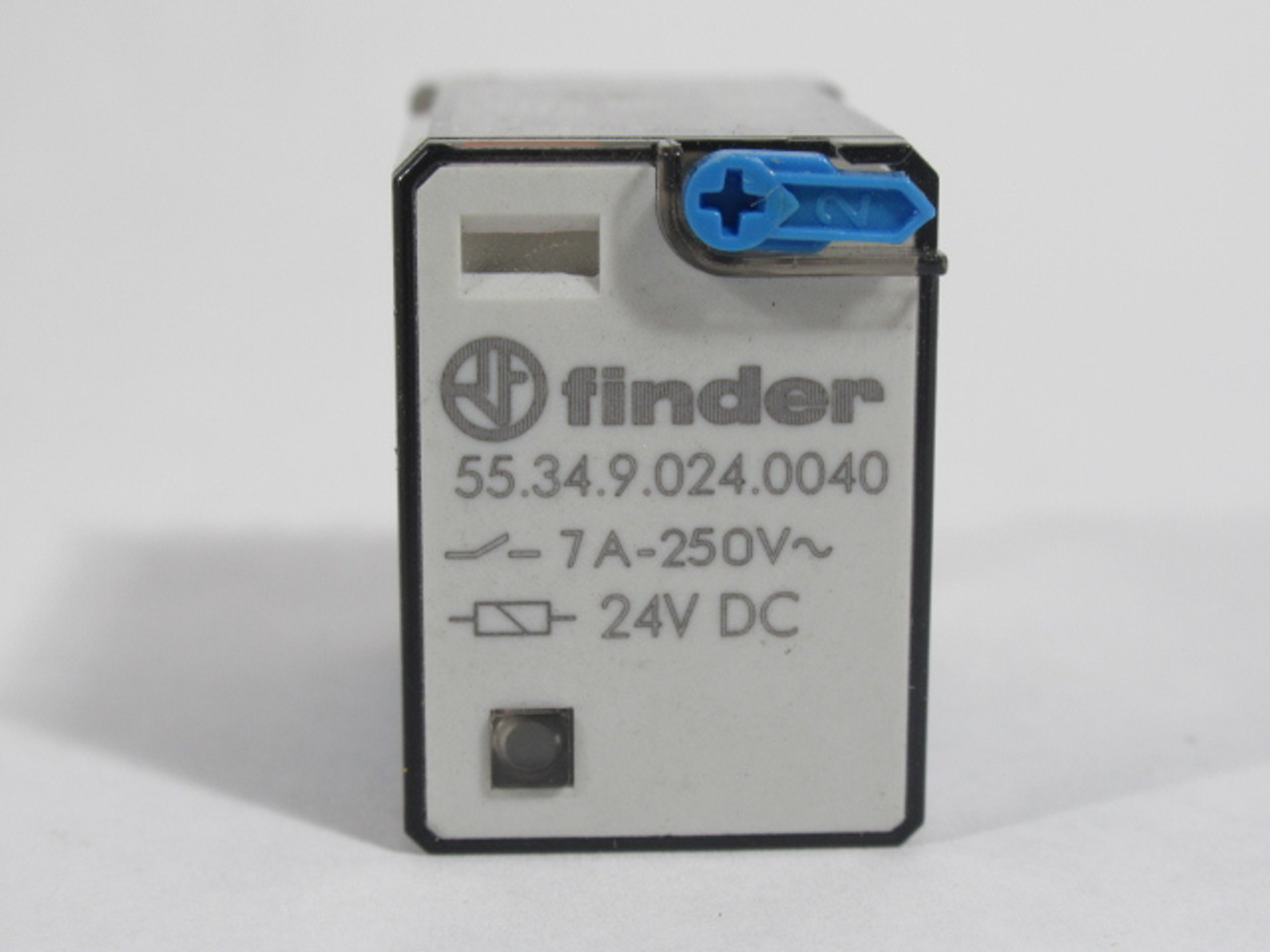 Finder 55.34.9.024.0040 Plug In Relay 24Vdc 7A 14 Blade USED