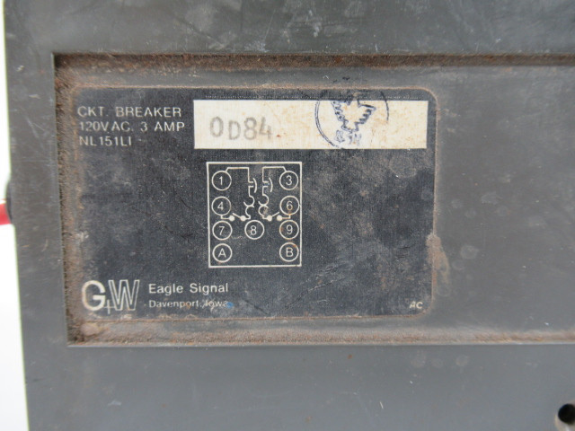 Eagle Signal 0D84 Load Circuit Tester Relay Module 120VAC 3A 11 Blade USED