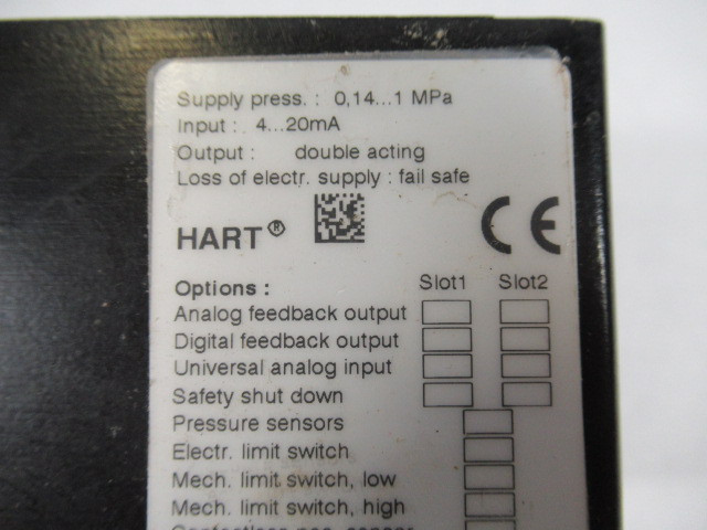 ABB EDP300 Position Master HW-Rev 1.00 SW-Rev 1.03 Missing Parts ! AS IS !