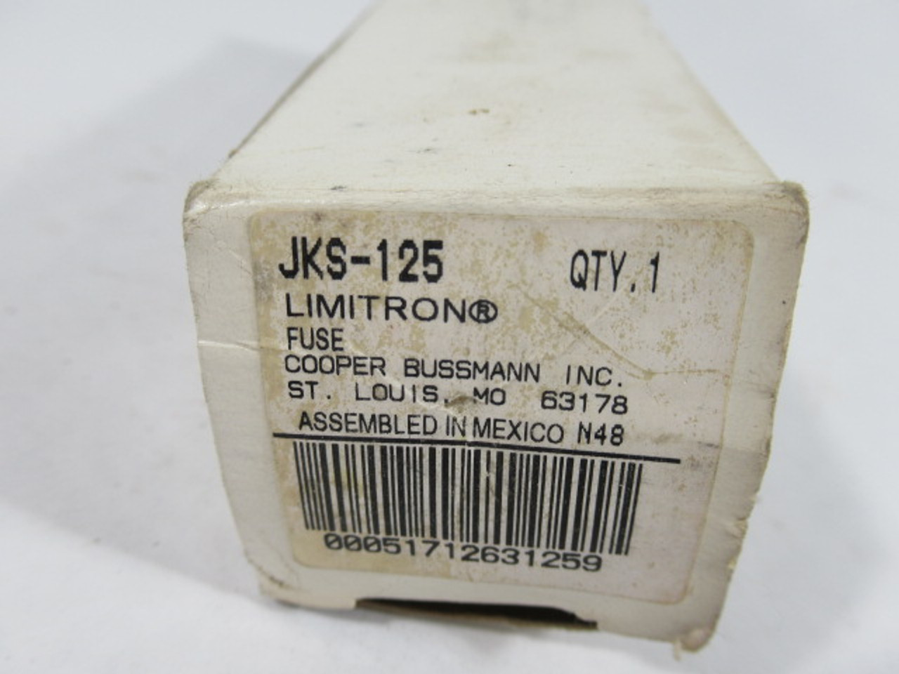 Bussmann JKS-125 Limitron Current Limiting Fuse 125A 600VAC DMG Box ! NEW !