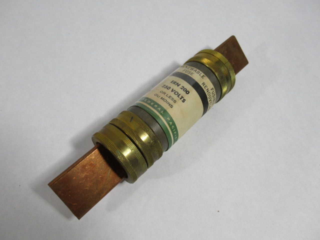 Federal Pacific Electric ERN200 Renewable Fuse 200A 250V USED