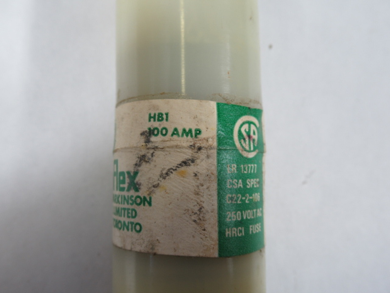 Aeroflex HB1 HRCI Fuse 250V 100A USED